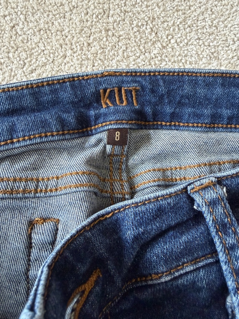 Kut from the Kloth Catherine High Rise Ankle Straight Jeans Women’s 8 - Picture 5 of 7